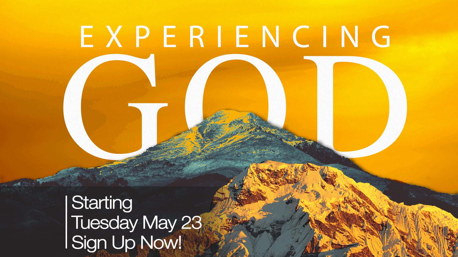 Experiencing God April 25, 2023