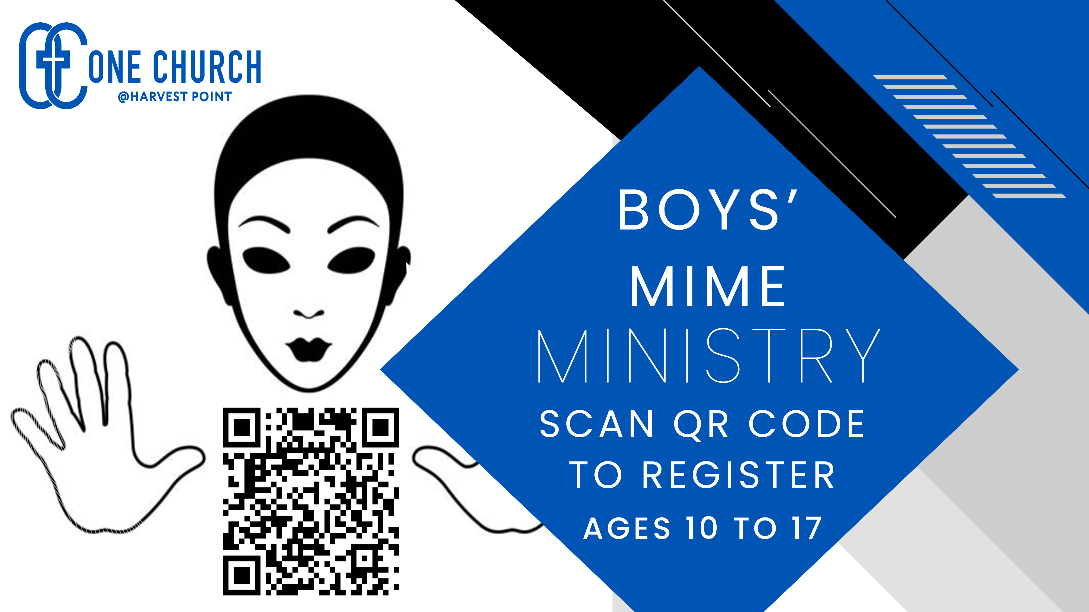 Boys Mime Registration Now Open | Ages 10-17