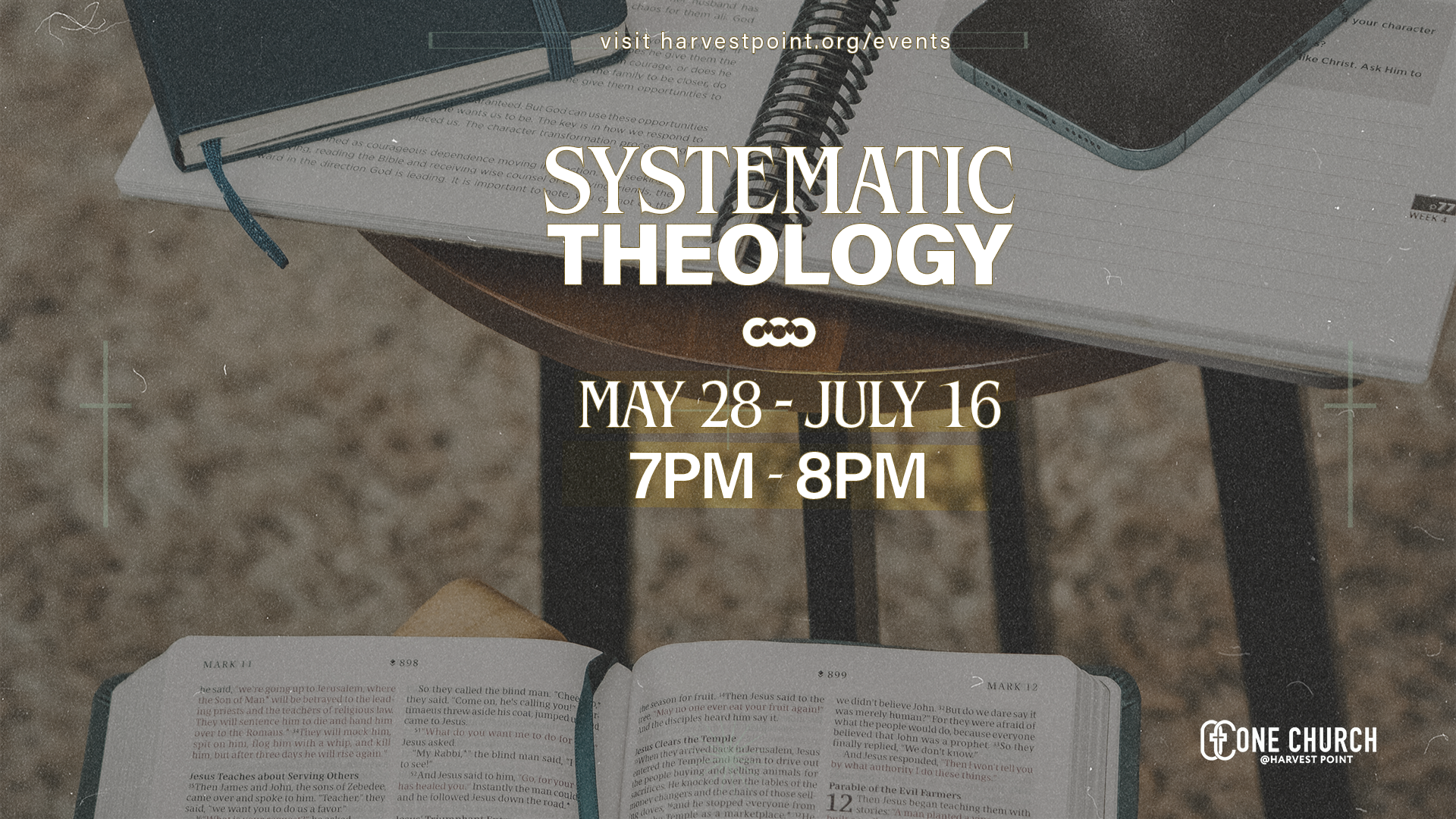 SYSTEMATIC THEOLOGY | MAY 28