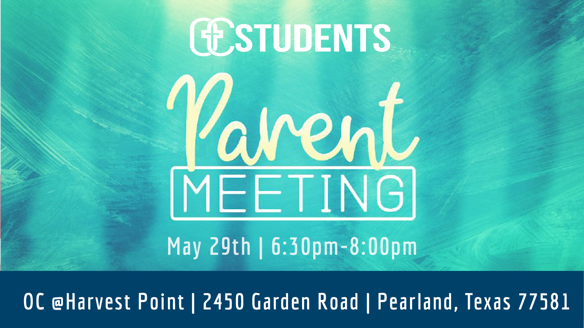 OC Students Parent Meeting | MAY 29